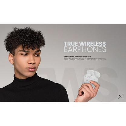 VolkanoX VXT200S Hybrid ANC TWS Earphones - White