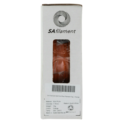 SA Filament Silk PLA Plus Filament 1kg - Orange