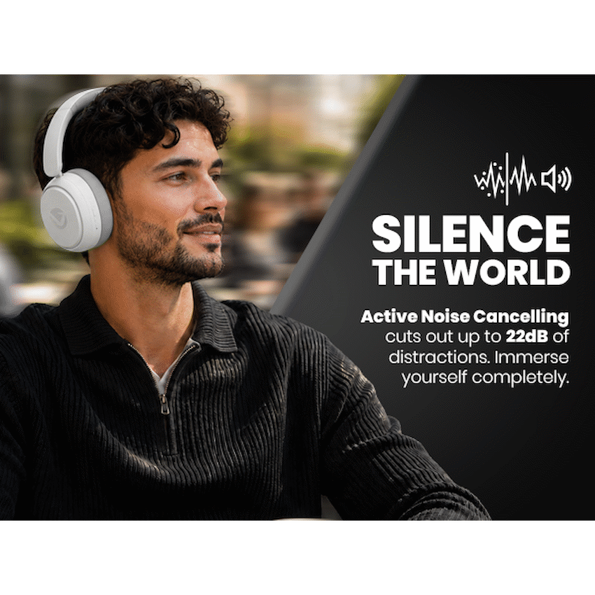 Volkano Lexi Bluetooth Headphone with ANC - Grey