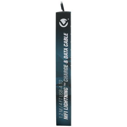 Volkano Iron Series Round Metallic Spring MFI Lightning Cable 1.2m - Silver