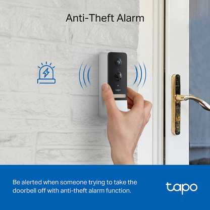 TP-Link Tapo D230S1 5MP 2K Smart Battery Video Doorbell 180 Days