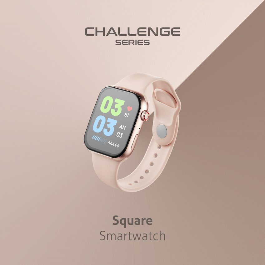 Amplify Challenge Series Square Smartwatch - Gold