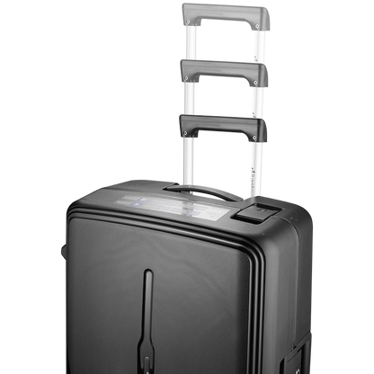 Travelwize Clipper PP 55cm 4-Wheel Spinner Luggage Black