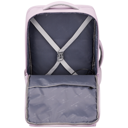 Volkano Under-Seat Traveller Backpack Pastel Pink