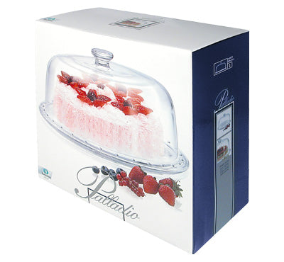 Palladio Cake Plate 31 W/Dome