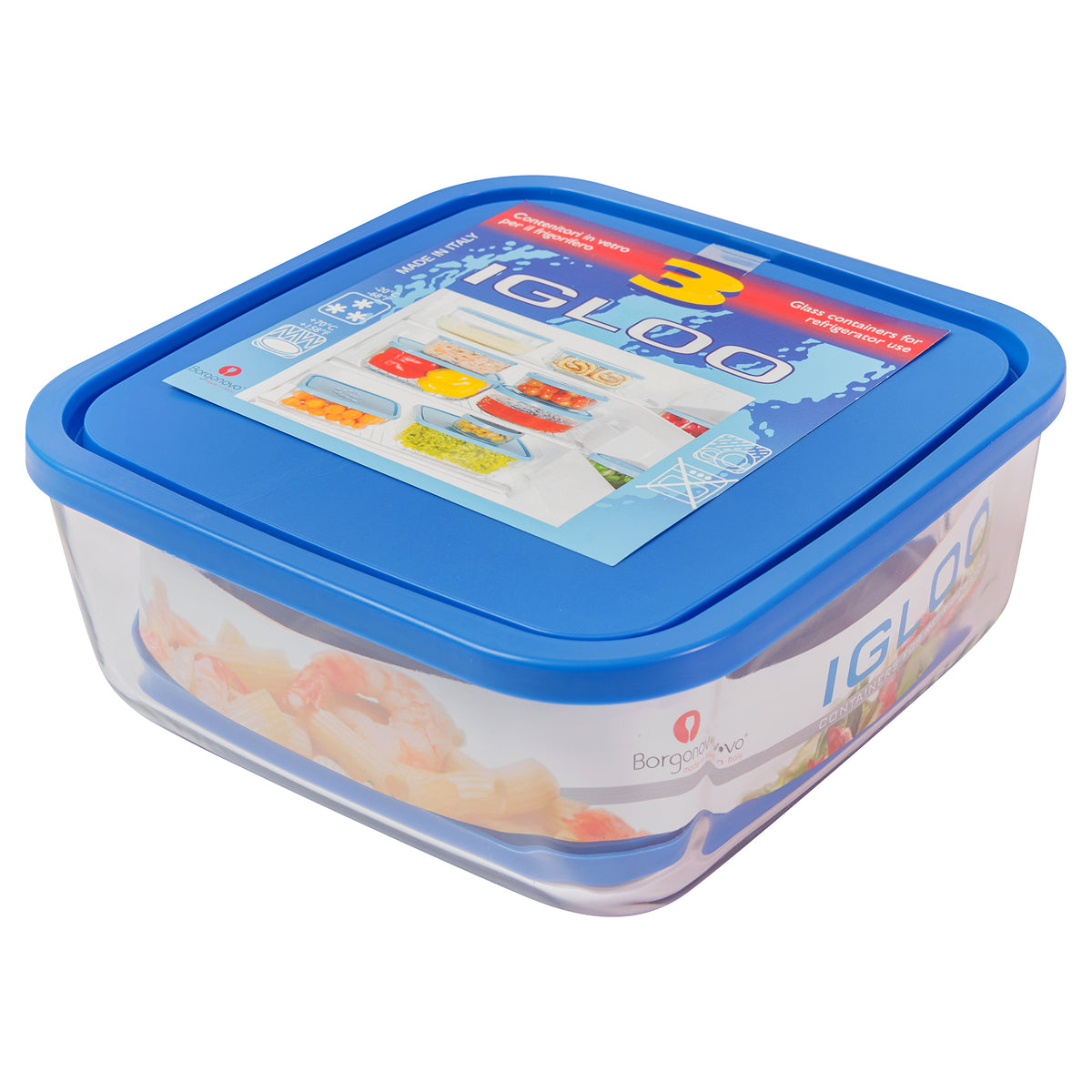 Borgonovo Igloo Square 3pc Set Blue