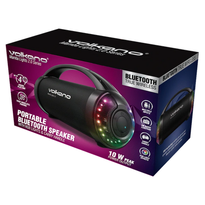 Volkano Mamba Lights 20 Series Bluetooth Speaker With Rgb Light - Everyday Elektronics South Africa