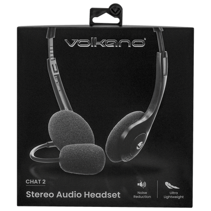 Volkano Chat 2 Stereo Headset with Boom Microphone