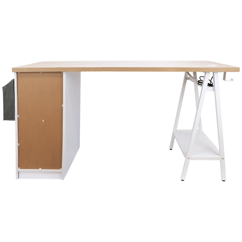 Everfurn Premium Milan Smart Office Desk, 2 x 3.1 USB Port