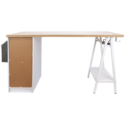 Everfurn Premium Milan Smart Office Desk, 2 x 3.1 USB Port