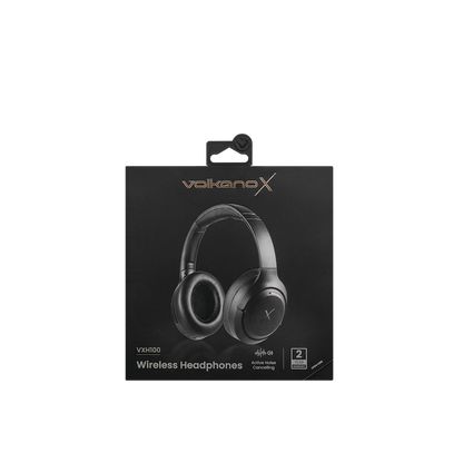 VolkanoX VXH100 Bluetooth Headphones with ANC  - Black
