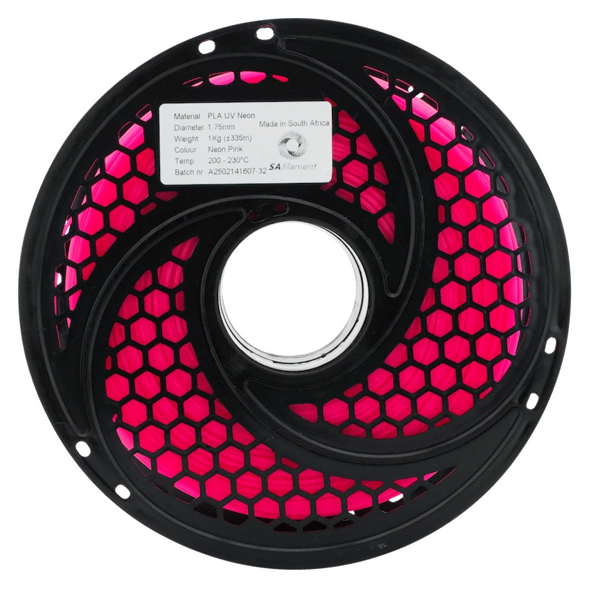 SA Filament PLA UV Neon Filament 1kg -  Pink
