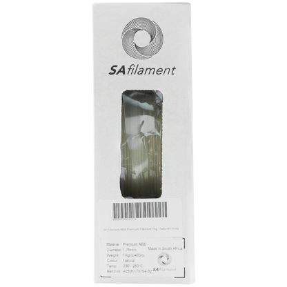 SA Filament ABS Premium Filament 1kg - Natural / Ivory