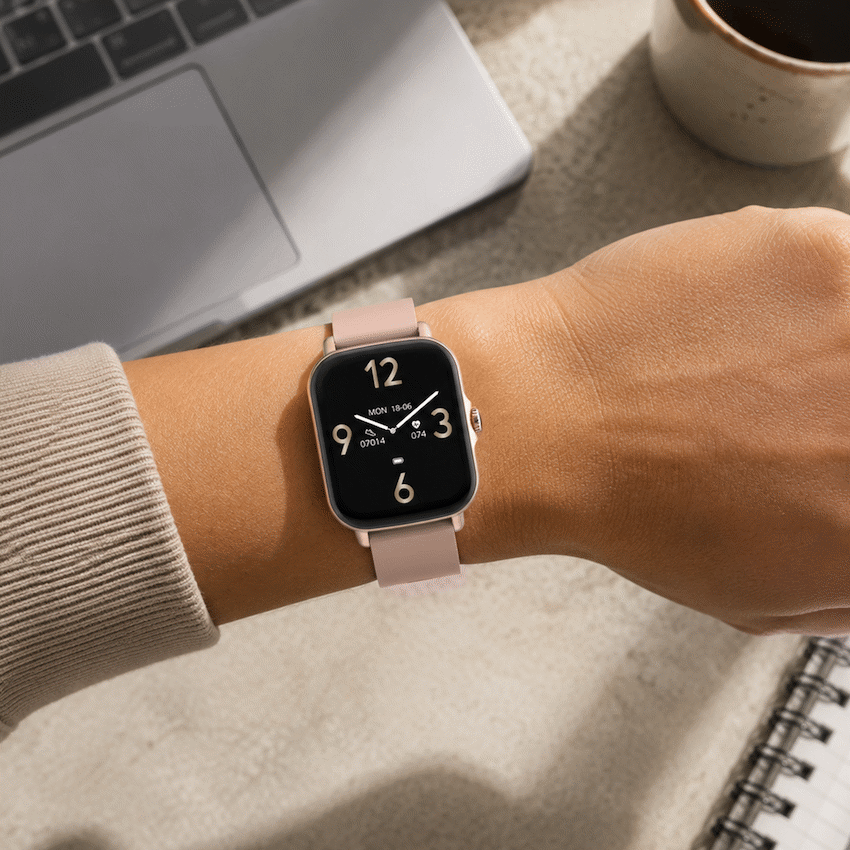 Volkano Active Tech Serene series Watch with heart rate monitor - Gold