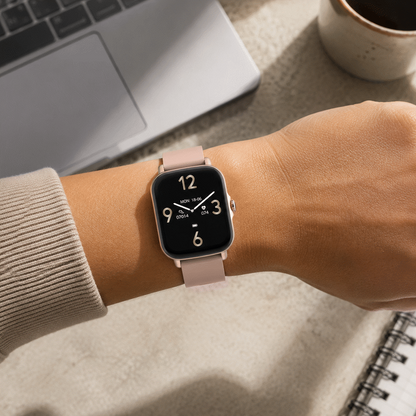 Volkano Active Tech Serene series Watch with heart rate monitor - Gold