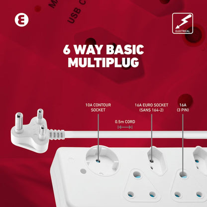 Ellies  6 Way Basic Multiplug