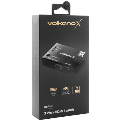 VolkanoX Define Series HDMI Switch 3-Way