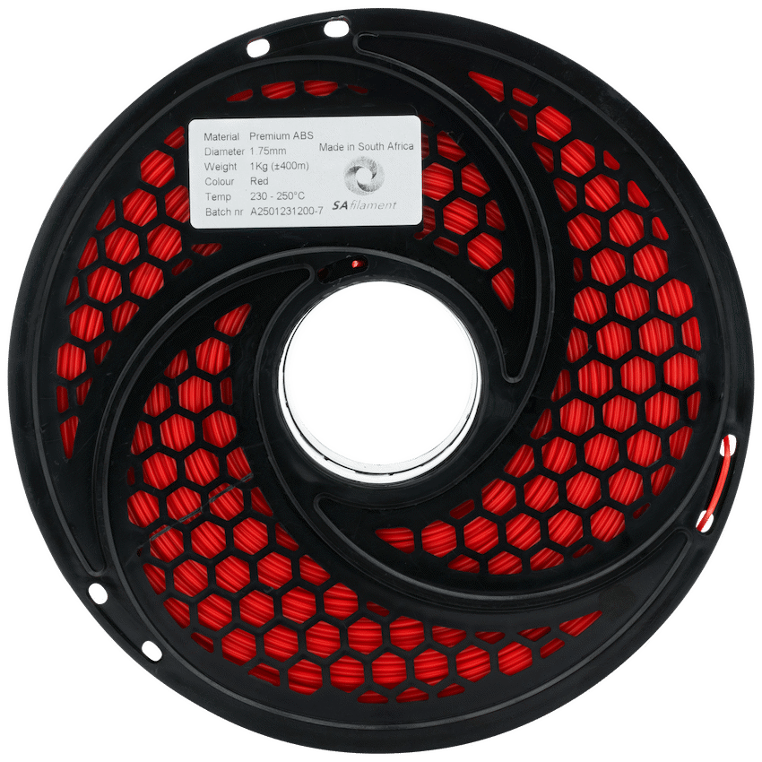 SA Filament ABS Premium Filament 1kg - Red