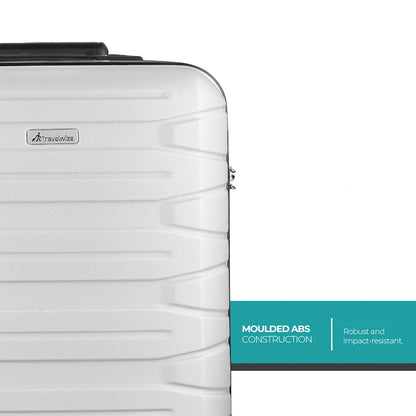 Travelwize Cabana ABS 4-Wheel Spinner 75cm Luggage - Platinum