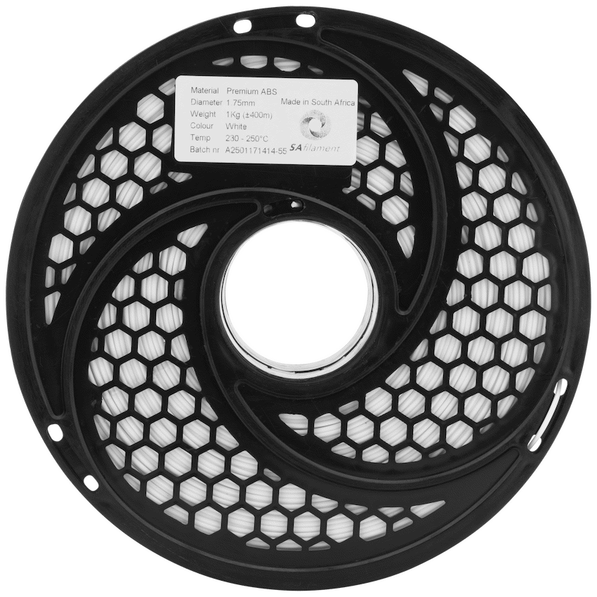 SA Filament ABS Premium Filament 1kg - White