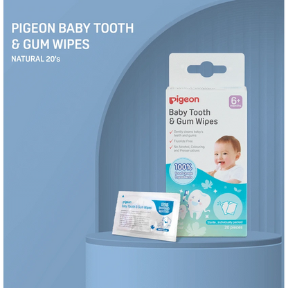 Pigeon Baby Tooth & Gum Wipes - Natural (20 Pcs)