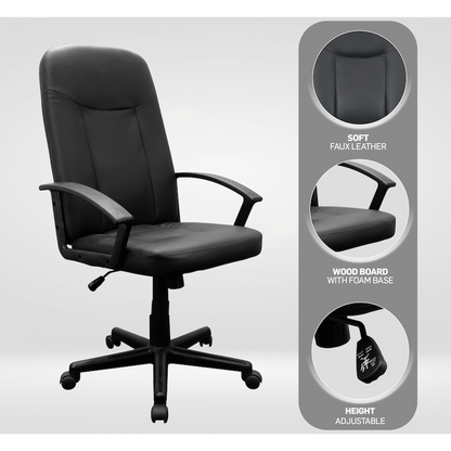 Everfurn Affinity High Back Office Chair