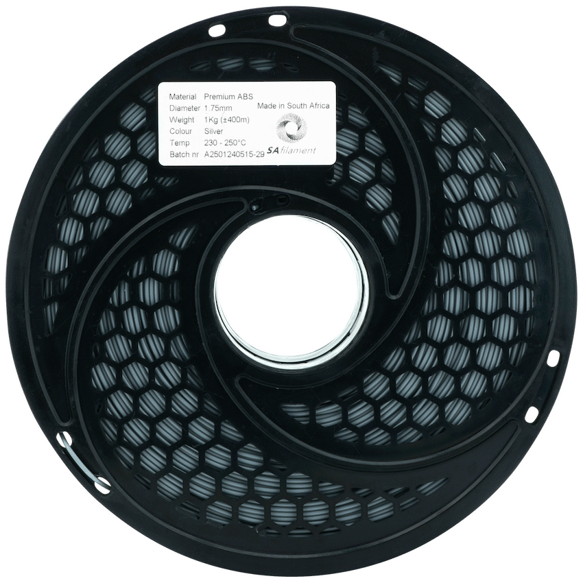 SA Filament ABS Premium Filament 1kg - Silver