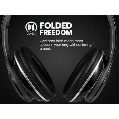 Volkano Falcon Headphones with Microphone - Black