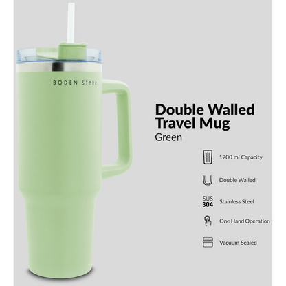 Boden Stark 1200ml Travel Mug Green