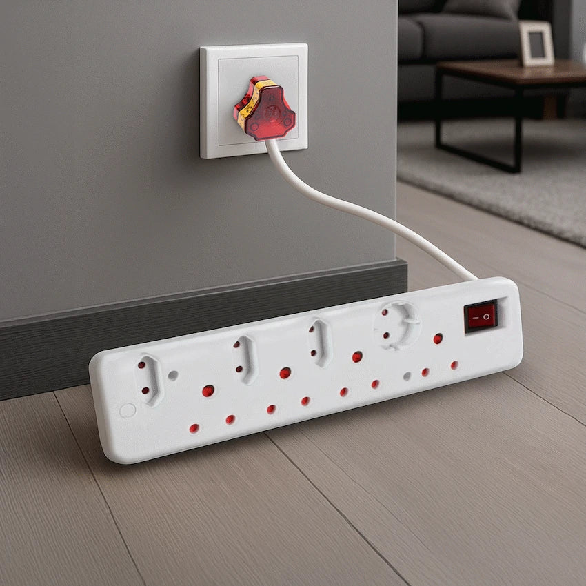 Ellies 8-Way High Surge Multiplug 0.5m