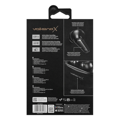VolkanoX VXT100S TWS Earphones - Black