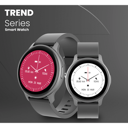 Volkano Active Tech Trend series Watch with heart rate monitor - Black