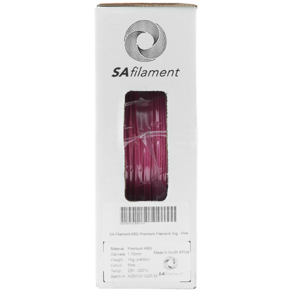 SA Filament ABS Premium Filament 1kg - Pink