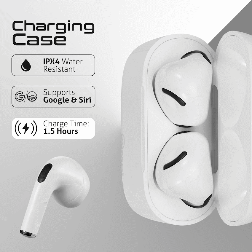 Amplify Astro 2 Series True Wireless Earphones - White