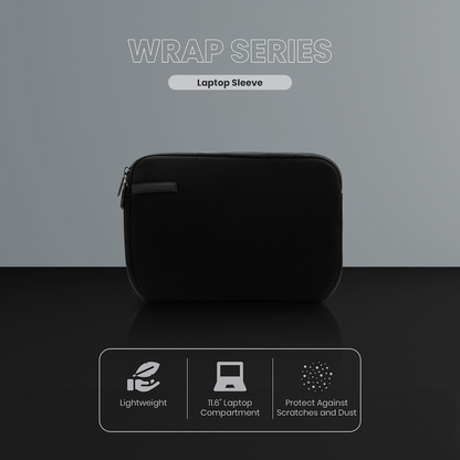 Volkano Wrap series 11.6" Laptop sleeve Black