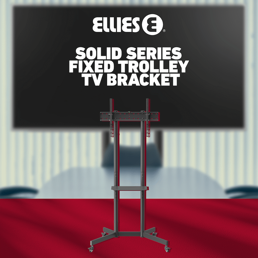 Ellies Solid series Fixed Trolley TV Bracket 37" - 70" TVs