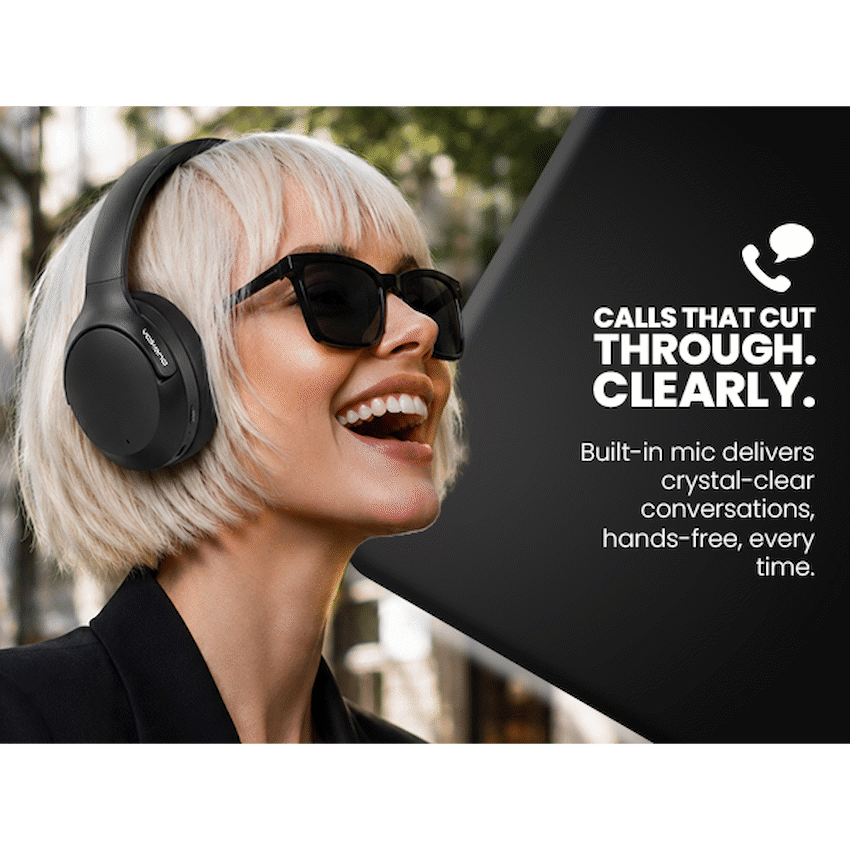 Volkano Odyssey ANC Bluetooth Wireless Headphone - Black
