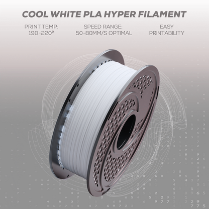 SA Filament PLA Hyper Filament 1kg - Cool White