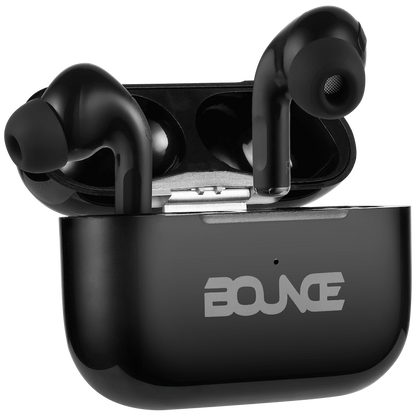 Bounce Clef X True Wireless Earphones + Silicone Accessories - Black