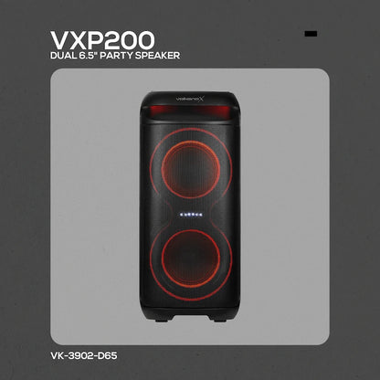 VolkanoX VXP200 Dual 6.5" Party Speaker  - Black