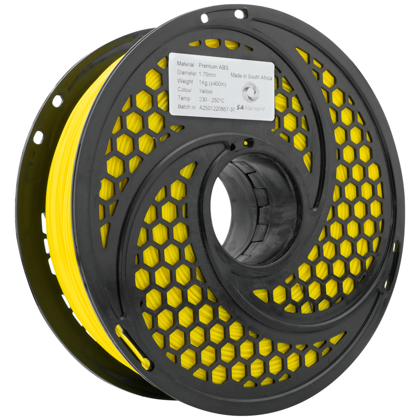 SA Filament ABS Premium Filament 1kg - Yellow