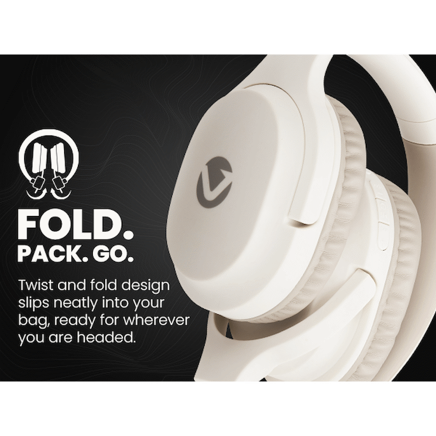 Volkano Pebble Series Bluetooth Headphones - Khaki
