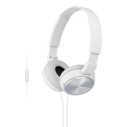 Sony MDR-ZX310AP (Black) Folding Aux Headphones with Mic
