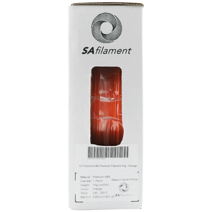 SA Filament ABS Premium Filament 1kg - Orange