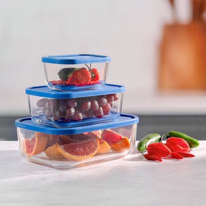 Borgonovo Igloo Rect 3pc Set Blue