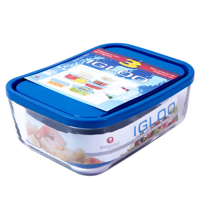 Borgonovo Igloo Rect 3pc Set Blue