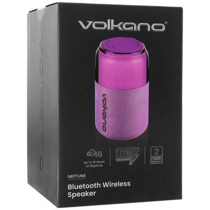 Volkano Neptune Bluetooth Wireless Speaker - Purple