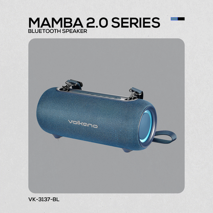 Volkano Mamba 2.0 Series Bluetooth Speaker - Blue