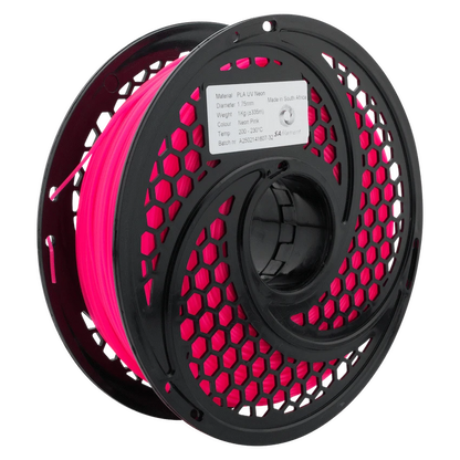 SA Filament PLA UV Neon Filament 1kg -  Pink