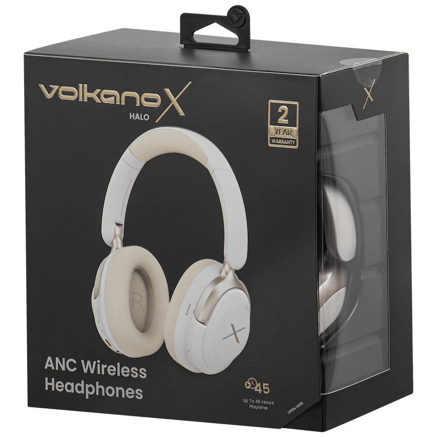 VolkanoX Halo ANC Bluetooth Headphone - Nude